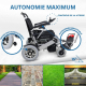 Fauteuil roulant électrique | Pliable | Aluminium | Auto. 34 km | 24V | Léger | Troya Plus | Mobiclinic - Foto 4