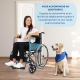 Fauteuil roulant pliable | Pliant | Grandes roues | Léger | Orthopédique | Noir | Alcázar | Mobiclinic - Foto 5