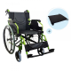 Pack Bolonia Plus | Fauteuil pliant | Vert | Aluminium | Coussin anti-escarres | Viscoélastique | Mobiclinic - Foto 1