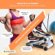 Step machine | Bandes élastiques | Tonifie les jambes et les bras | Écran LCD | Max. 120 kg | Acier | StepPlus - Foto 5