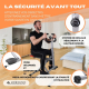 Équipement de musculation | Squats | Fessiers | Pliable | Guidon réglable | Acier | Max. 100kg | VitalFit | Mobiclinic - Foto 2