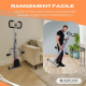 Équipement de musculation | Squats | Fessiers | Pliable | Guidon réglable | Acier | Max. 100kg | VitalFit | Mobiclinic - Foto 3