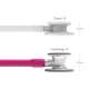 Stéthoscope de diagnostic | Framboise | Acier inoxydable | Cardiology IV | Littmann - Foto 8