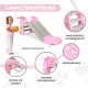 Toboggan pour enfants | Pliable | Panier et ballon | Marches antidérapantes | Max 35 kg | Rose | Dino| Mobiclinic - Foto 5