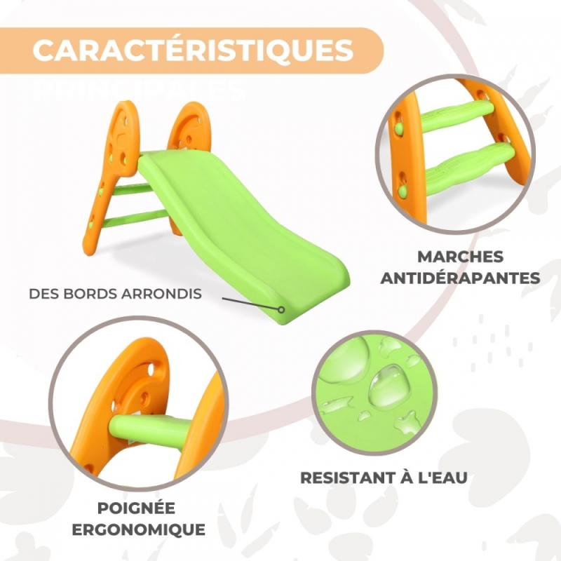 Toboggan Dinosaure Antidérapant pour enfant - avec panier de basket - Jeu  intérieur/extérieur Enfant - Dès 2 Ans - Vert - Cdiscount Jeux - Jouets