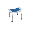 Tabouret de bain sans dossier | Rembourré | Aluminium et plastique | Blue seat