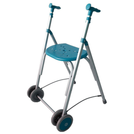 Déambulateur 2 roues | Rollator | Pliable | Couleur Émeraude | Kamaleon | FORTA