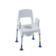 Chaise de toilettes percée | Réglable en hauteur | Pieds anti-dérapants et accoudoirs | Aquatec de INVACARE - Foto 1