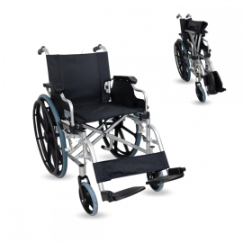 Fauteuil roulant pliant | Aluminium | Accoudoirs pliants et repose-pieds amovibles | Grandes roues | Ópera | TOP | Mobiclinic