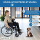 Fauteuil roulant pliable | Grandes roues | Acier | Orthopédique | Légère | Noir | Catedral | Mobiclinic - Foto 5