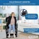 Fauteuil roulant pliable | Grandes roues | Acier | Orthopédique | Légère | Noir | Catedral | Mobiclinic - Foto 10