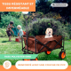 Chariot transport jardin de plage | Poignée réglable |94x56,5x77cm | Pliable | Roues larges à 360º |Duna Pro Plus | Mobiclinic - Foto 7