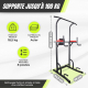 Station de traction | Entraînement complet | Dossier réglable | Rembourré | Acier | Max. 100 kg | MultiFit | Mobiclinic - Foto 1