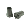 Embout en caoutchouc gris | Pour canne | 19 mm