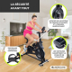 Vélo de spinning | Réglable | Différents niveaux de résistance | Contrôle de l'entraînement | Volant 6 kg | Teide | Mobiclinic - Foto 5