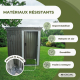 Abri de jardin | Rangement | Toit en pente | Porte coulissante | Verrouillable | Robuste | Nomi |Mobiclinic - Foto 4