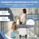 Parc et berceau | Pliable | Portable | Sac de transport | Roues avec freins | Sleepland | Gris | Mobiclinic - Foto 5