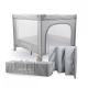 Parc et berceau | Pliable | Portable | Sac de transport | Roues avec freins | Sleepland | Gris | Mobiclinic - Foto 1