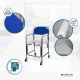 Chaise percée sans cuve| Aluminium | Accoudoirs rembourrés | Bleu | Manzanares | Mobiclinic - Foto 4