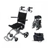 Fauteuil roulant de transit | Pliable | Aluminium | Petites roues | Freins à levier| Noir | Jupiter | Clinicalfy