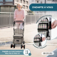 Déambulateur chariot de course | 4 roues | Pliable | Avec sac | Avec système de freinage | A carreaux | Coliseo | Mobiclinic - Foto 5