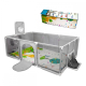 Aire de jeux pour enfants | Tapis | 128x233cm | Anneaux | Panier de football et filet | Sac de transport | Kidland | Mobiclinic - Foto 1