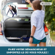 Déambulateur pour personnes âgées | 2 roues | Pliable | Siège | Bleu | Emérita | Mobiclinic - Foto 5