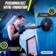 Machine de boxe | 9 modes et vitesses | Comprend des gants | Lumières | Écran LED et Bluetooth | MusicKangu | Mobiclinic - Foto 4