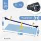 Transat pour enfants | Rotation à 360° | 2 places | 200 x 66 x 35 cm | Prise en main confortable | Sûr | Mobifun | Mobiclinic - Foto 2