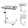 Table d'appoint réglable | 9 hauteurs | Plateau inclinable | Pliable | Roulettes freinées | Base en C | Cumbre | Mobiclinic