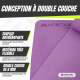 Tapis de yoga | Antidérapant | 181x61x0.6 cm| Flexible | TPE | Lavable | Écologique | Violet |EY-01| Mobiclinic - Foto 3