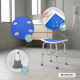 Tabouret de salle de bain | Assise avec coussin EVA | Réglable | Pieds antidérapants | Aluminium | Santana | Mobiclinic - Foto 4