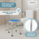 Tabouret de salle de bain | Hauteur réglable | Maximum 100 kg | Embouts et surface antidérapants en EVA | Foco | Mobiclinic - Foto 3