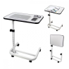Table d'appoint réglable | 9 hauteurs | Plateau inclinable | Pliable | Roulettes freinées | Base en C | Cumbre | Mobiclinic