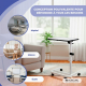 Table d'appoint réglable | 9 hauteurs | Plateau inclinable | Pliable | Roulettes freinées | Base en C | Cumbre | Mobiclinic - Foto 7