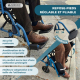 Fauteuil roulant pliable | Manuel | Acier | Repose-pieds pliables | Freins doubles | Siège rembourré | Faraón | Mobiclinic - Foto 5