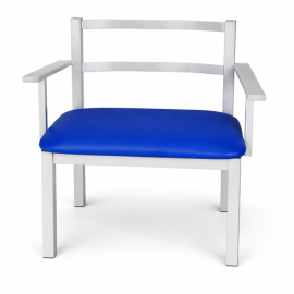 Fauteuil visiteur Obelix pour personnes obèses avec accoudoirs...