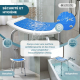 Tabouret de salle de bain | Assise avec coussin EVA | Réglable | Pieds antidérapants | Aluminium | Santana | Mobiclinic - Foto 6