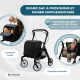 Déambulateur pliable | Chariot de courses | Système de freinage | Hauteur réglable | Levier unique | Sac | Formen | Mobiclinic - Foto 5
