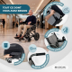 Fauteuil roulant électrique | Pliable | 2 modes conduite | Freinage intelligent | Autonomie 10km | 130W | Mara | Mobiclinic - Foto 3