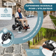 Fauteuil roulant électrique | Pliable | 2 modes conduite | Freinage intelligent | Autonomie 10km | 130W | Mara | Mobiclinic - Foto 5