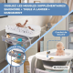 Bain à langer|3 en 1|Pliable|Hauteur réglable|Roues avec frein|Contrôle de la température|Tendance|Mobiclinic - Foto 3