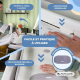 Bain à langer|3 en 1|Pliable|Hauteur réglable|Roues avec frein|Contrôle de la température|Tendance|Mobiclinic - Foto 8