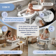 Baignoire pour bébé | Hauteur réglable | Pliable | Roues avec frein à 360° | Coussin | Rangement | Bubba Max | Mobiclinic - Foto 4