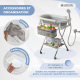 Baignoire pour bébé | Hauteur réglable | Pliable | Roues avec frein à 360° | Coussin | Rangement | Bubba Max | Mobiclinic - Foto 8