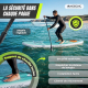 Planche paddle surf gonflable |320 x 83 cm | Pagaie réglable |Pompe |Sangle de sécurité |Sac à dos de voyage |Lilo | Mobiclinic - Foto 5