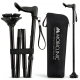 Canne pliante | Droitier | Hauteur réglable | Poignée ergonomique | Embout antidérapant | FlexGo | Mobiclinic - Foto 1