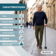 Canne pliante | Gaucher | Hauteur réglable | Poignée ergonomique | Embout antidérapant | FlexGo | Mobiclinic - Foto 3