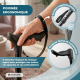 Canne pliante | Gaucher | Hauteur réglable | Poignée ergonomique | Embout antidérapant | FlexGo | Mobiclinic - Foto 4