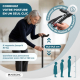 Canne pliante | Gaucher | Hauteur réglable | Poignée ergonomique | Embout antidérapant | FlexGo | Mobiclinic - Foto 5